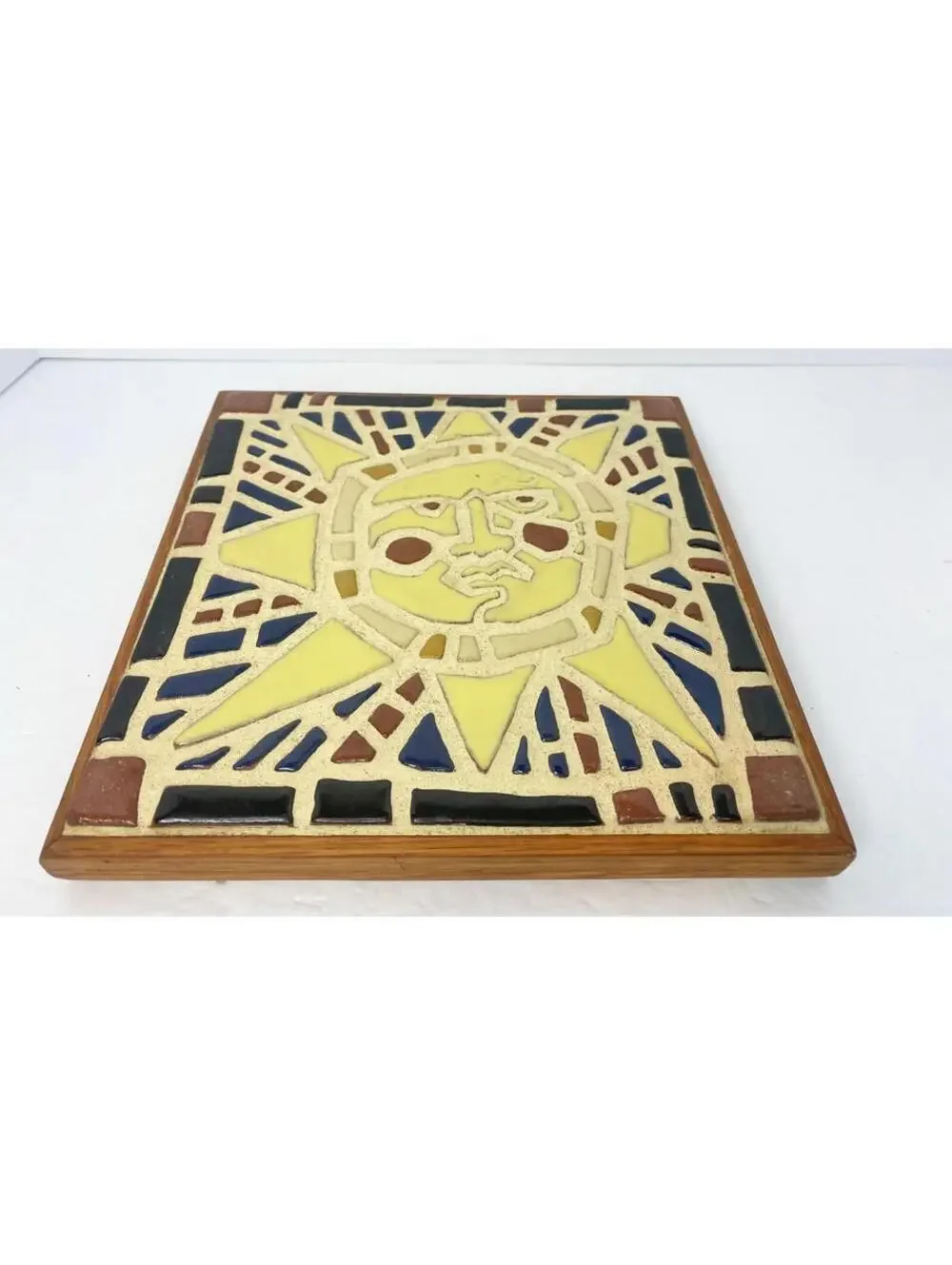 Sunburst Square Mosaic Art Wall Art 8.5” X 8.5”